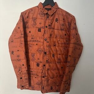 BoohooMAN Men’s Orange Tarot Zodiac Jacket M